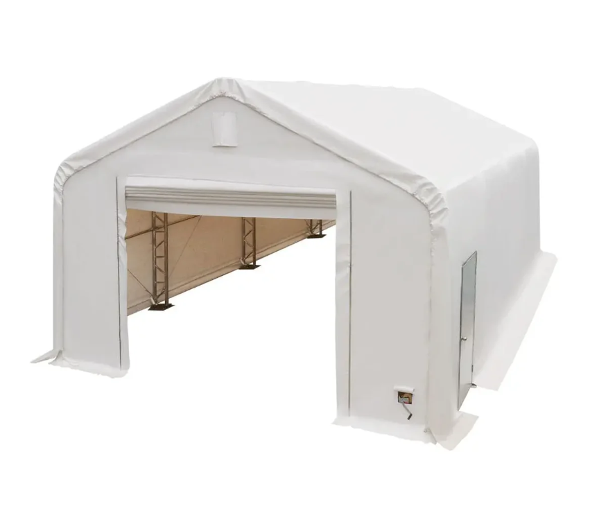 Pro Series 20' x 30' Dual Truss Storage Shelter with Heavy Duty 17oz PVC Cover