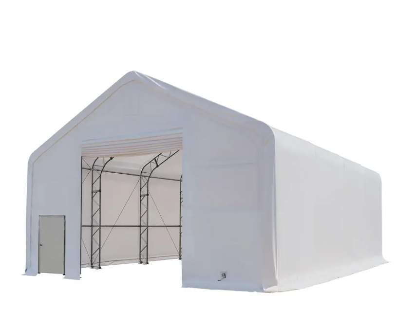 30' x 40' Dual Truss Storage Shelter with Heavy Duty 17 oz PVC Cover