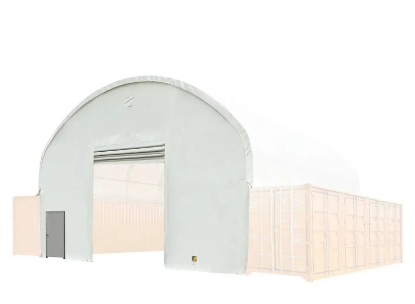 Front End Wall Kit, Compatible with TMG-DT4041C and DT4041CF container shelters installed with the standard height containers (8’6")