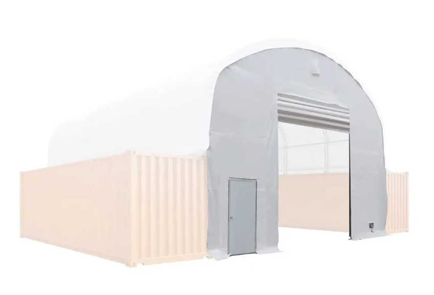 Front End Wall Kit, Compatible with TMG-DT3020C and DT3040C container shelters installed with the high cube containers (9’6")