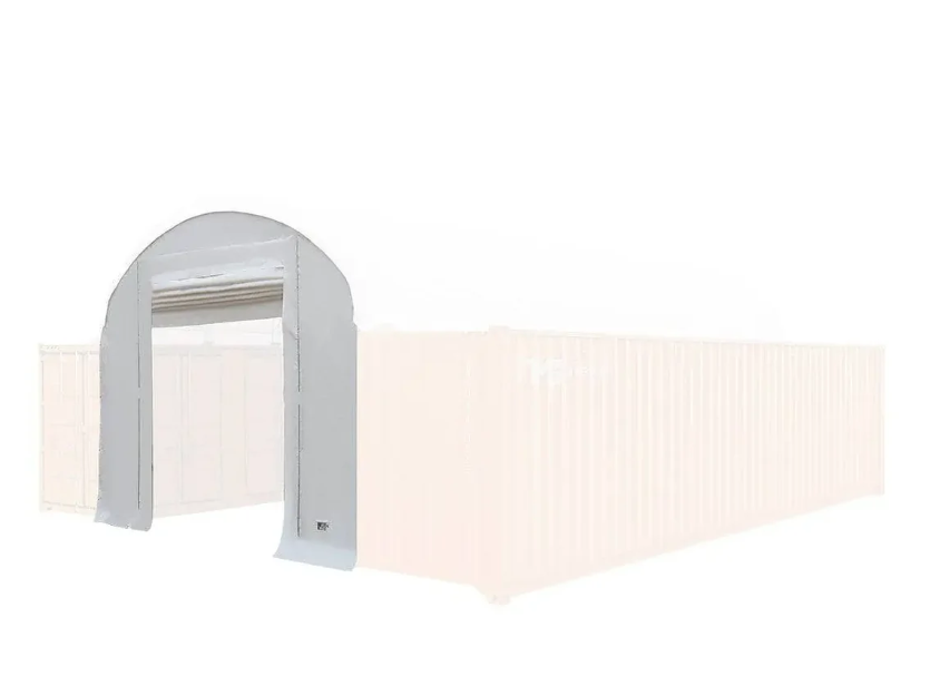 Front End Wall Kit, Compatible with TMG-DT2041CV container shelters installed with the high cube containers (9’6")