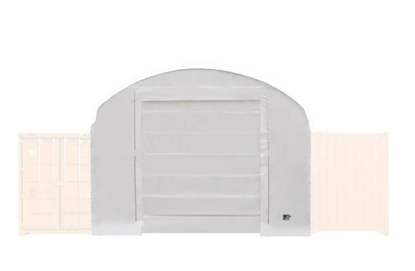 Front End Wall Kit, Compatible with TMG-DT2041CV container shelters installed with the standard height containers (8’6")