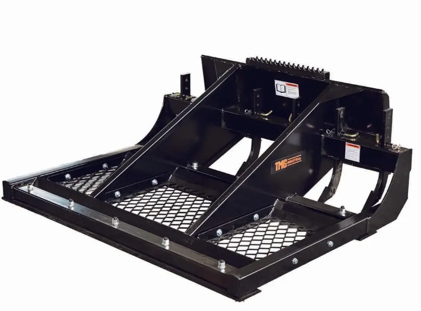 60" Skid Steer Land Plane, Adjustable & Reversible Scarifier Teeth, Bolt-On Cutting Blades, Removable Sift Screen