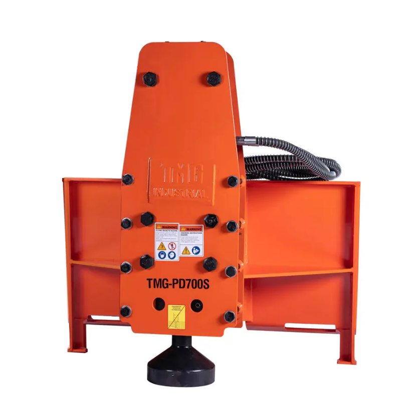 Skid Steer Post Pounder, Post Driver, 8" Post Diameter, 838 J Energy, 500-900 BPM