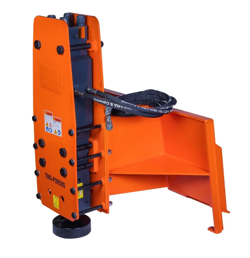 Skid Steer Post Pounder, Post Driver, 10" Post Diameter, 1030 J Energy, 400-800 BPM