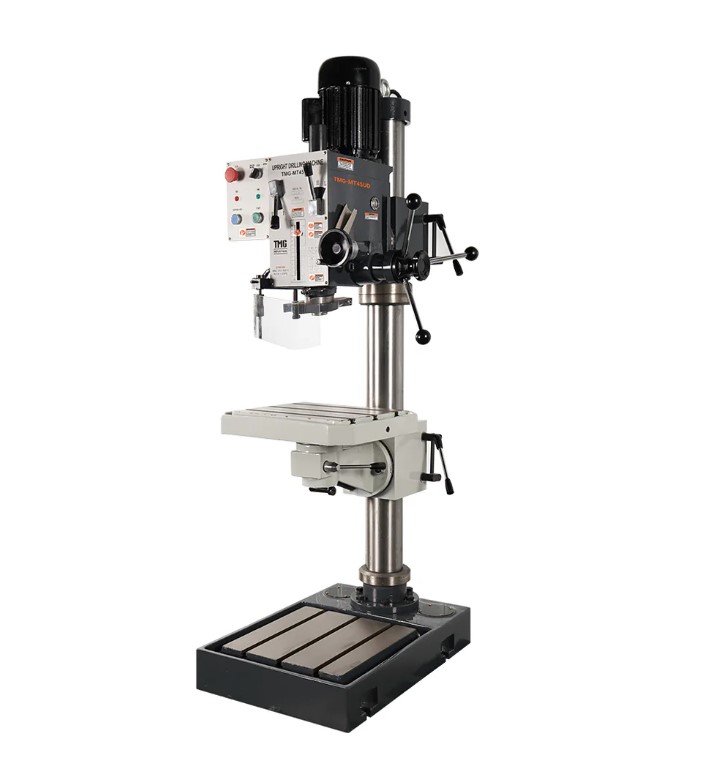 15" × 12" Drilling Tapping Milling Machine, 2 HP Motor 220V, Extra-Tall Column, 360° Swivel Head with ±90° Tilt