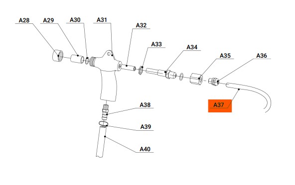 Replacement Air hose ø8 (ID) For TMG-ABC99