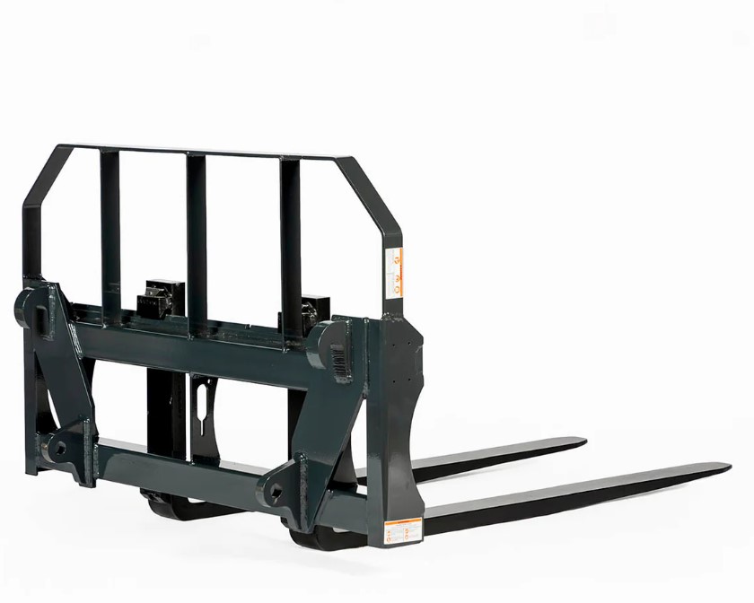 60" Pallet Fork for Tractor Loader, Global Euro / John Deere Euro Mount, Class II Forks, 4,200 lbs Capacity