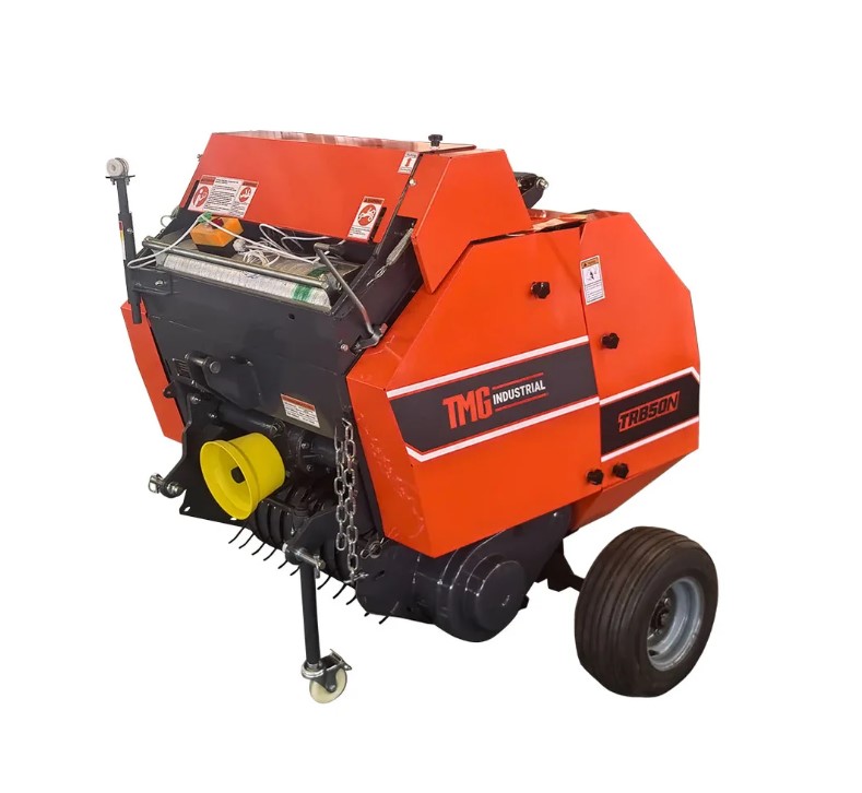 20" x 27" Round Hay Baler, Net Wrap, 3-Point Hitch, Category 1, PTO Shaft Included, 15-50 HP Tractor
