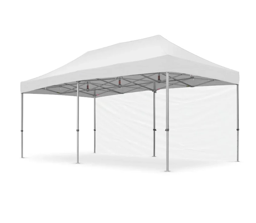 20' Pop-up Tent Canopy Wall (For 10' x 20' Tents Only) - White