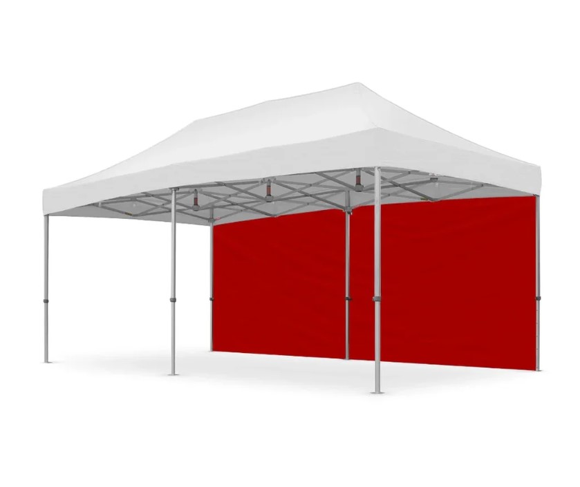 15' Pop-up Tent Canopy Wall - Red