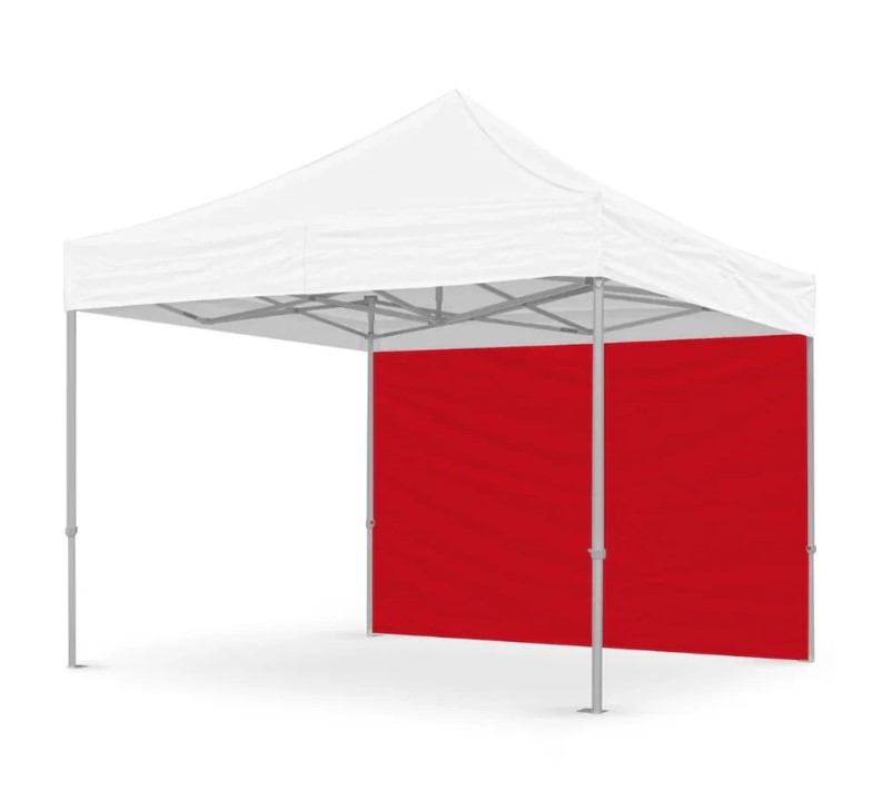 13' Pop-up Tent Canopy Wall - Red