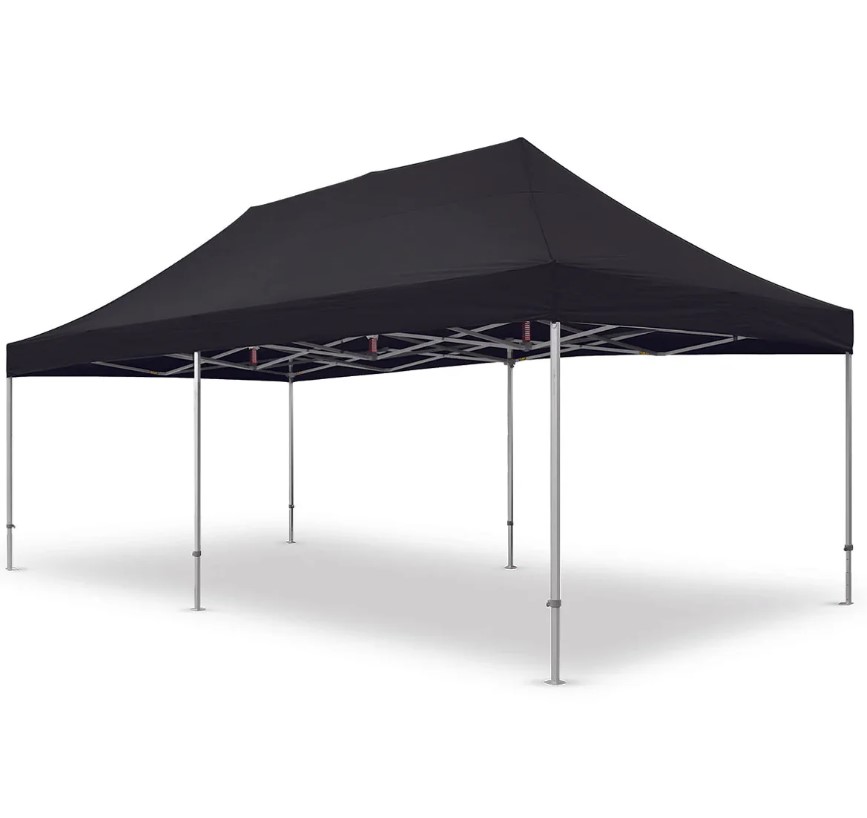 10' x 20' Pop-up Tent Canopy | X7 Tectonic - Black