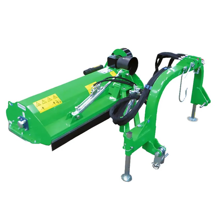 Peruzzo FOX CROSS 1600 Ditch‑Bank Flail Mower with 58" Cut Width, Hydraulic Offset, 30-45 HP Tractors, Made in Italy