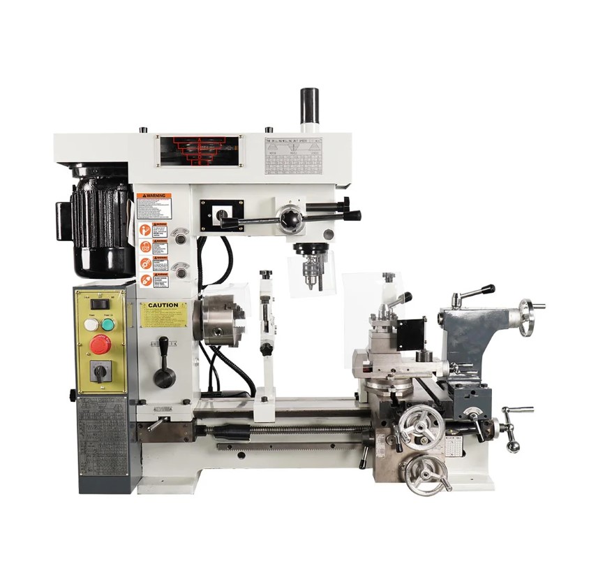 16" x 20" Lathe Milling Combo Machine with Metric & Imperial Threading, Turning, Drilling