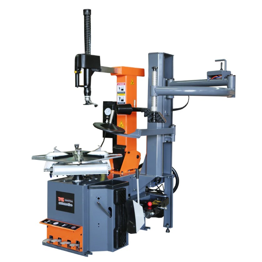 Tilt-back Semi Automatic Tire Changer, Pneumatic Assist Arm, 14" - 28" Rim Clamping, CETL Certified