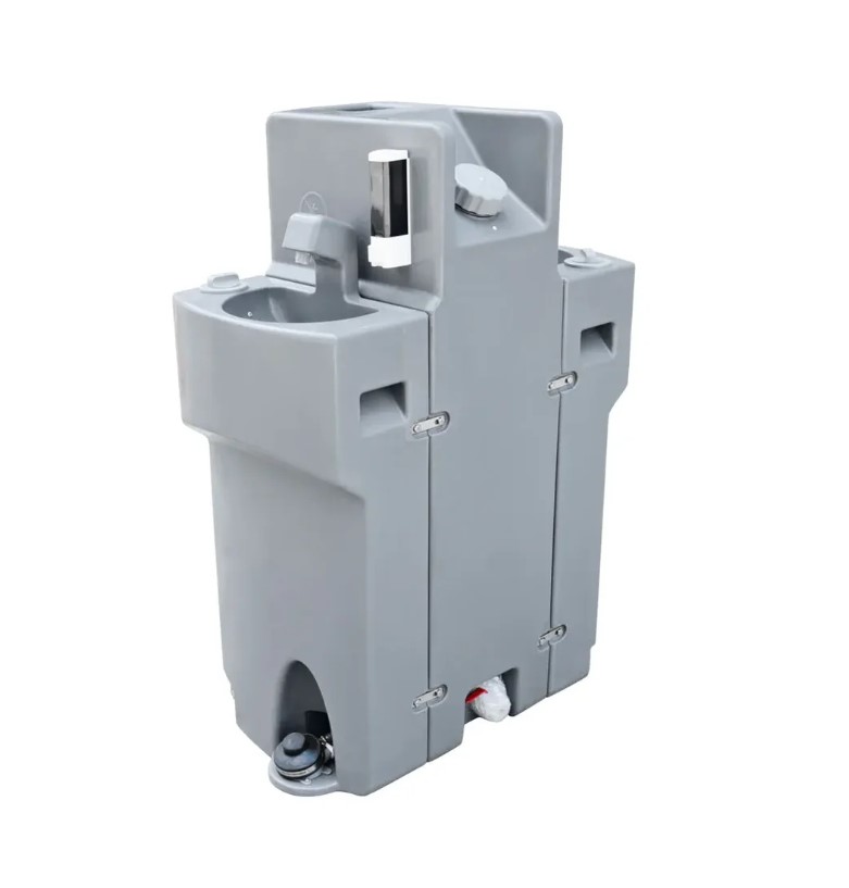 Portable Handwash Station, Two Person Use, 35 Gallon (130L) Fresh Water Tank, 35 Gallon (130L) Waste Tank