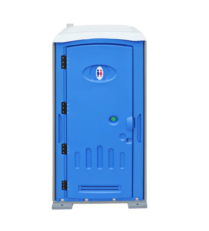 Portable Toilet with Urinal, Soap Dispenser, 50 Gallon (190L) Waste Tank, Weather Resistant HDPE Construction