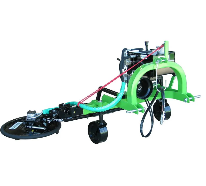 Peruzzo 24" Offset Hydraulic Rotary Side Trim Mower for 25-60 HP Tractors, 4" Cutting Height, MFR#: ROTO-PTO, Made in Italy