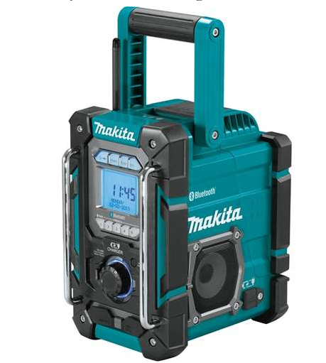 Makita DMR300 18V LXT / 12V MAX CXT Lithium‑Ion Cordless or Electric Job Site Charger / Radio with Bluetooth