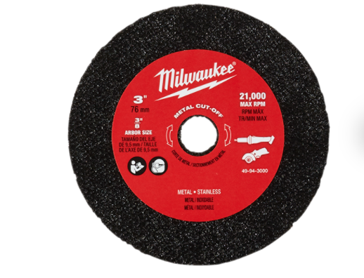 3" Metal Cut Off Wheel 3PK