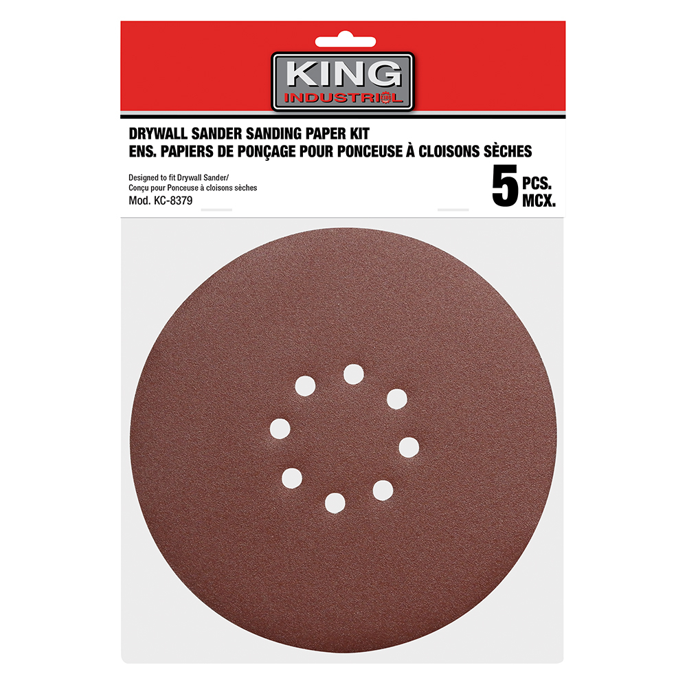 5 PC. 8-7/8" -120 GRIT SANDING PAPER KIT