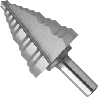 1/4 In. to 1-3/8 In. High-Speed Steel Step Drill Bit