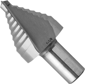 1 1/8 In. High-Speed Steel Step Drill Bit