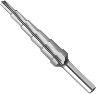 3/16 In. to 1/2 In. High-Speed Steel Step Drill Bit