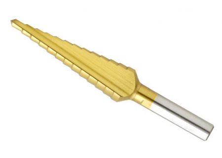 3 pc. Titanium-Coated Step Drill Bit Set