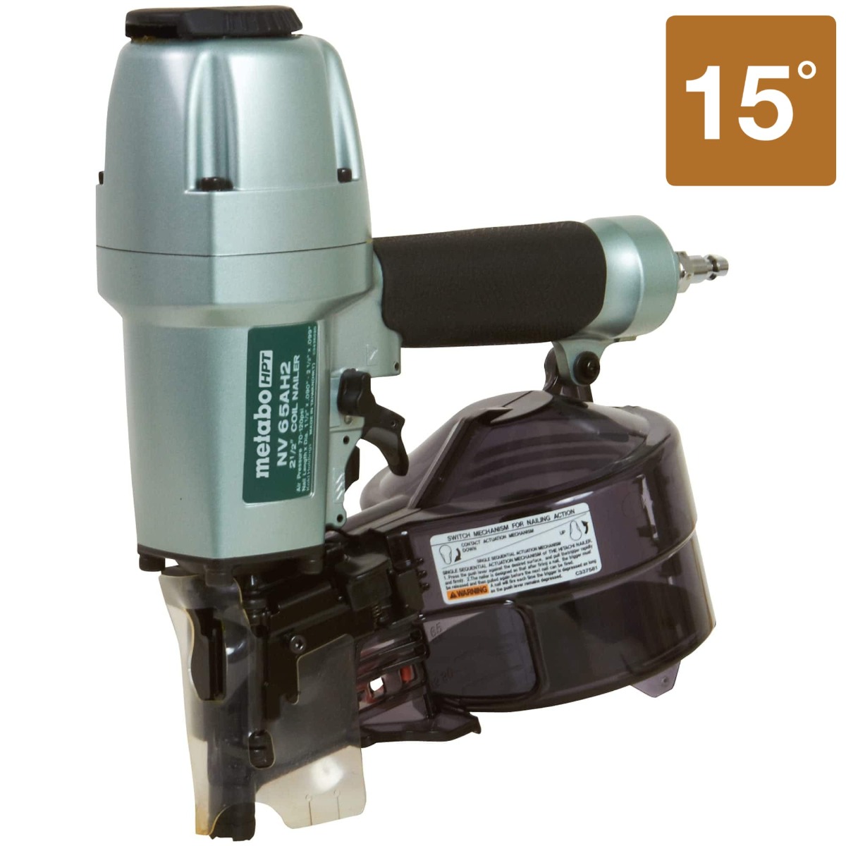 2-1/2 INCH COIL SIDING NAILER | METABO HPT NV65AH2