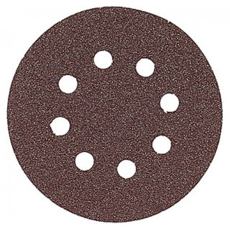 5 pc. 240 Grit 5 In. 8 Hole Hook-And-Loop Sanding Discs