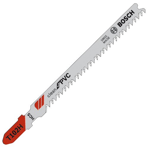 3 Pc. 3 In. 10 TPI Clean for PVC High Carbon Steel Jig Saw Blades