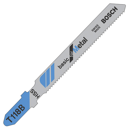 5 pc. 3-5/8 In. 11-14 TPI Basic for Metal T-Shank Jig Saw Blades