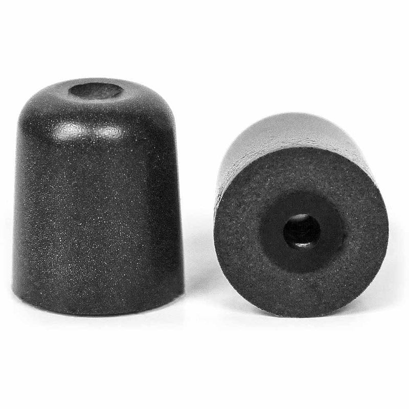 TRILOGY Replacement Foam Ear Tips (5 pairs/pack) - Medium Size (Black Core)