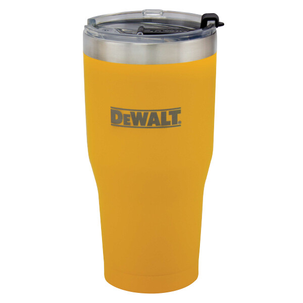 30 oz. Yellow Powder Coated Tumbler